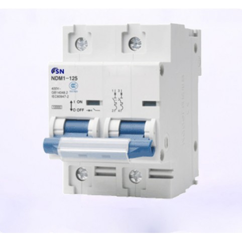 Автоматический выключатель SN NDM1-125D 2 полюса 80-100A